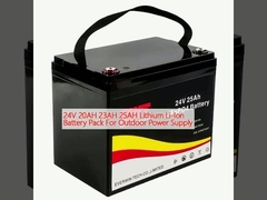 24V 20AH 23AH 25AH Lithium Li-Ion Battery Pack Untuk Pasokan Listrik Luar Ruang