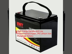Baterai Lithium Iron Phosphate 24V dengan kepadatan energi tinggi dan dampak lingkungan yang rendah