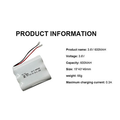 Beli Baterai Nikel Kadmium isi ulang 800mAh 3.6v 600mah Baterai Nicd pembuatan online