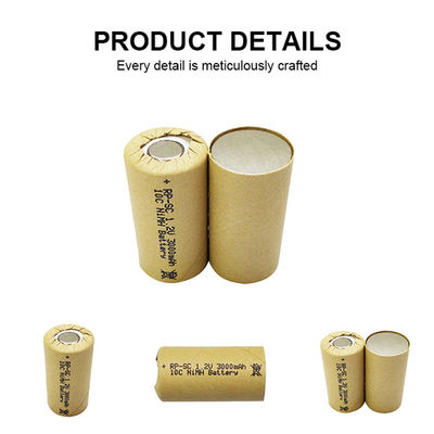 Beli Alat listrik Nikel baterai isi ulang tinggi 1.2V 3000mah Nimh baterai pembuatan online