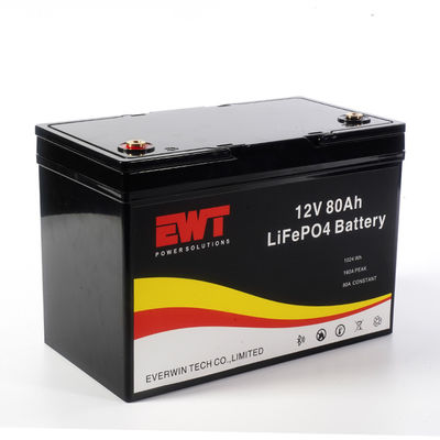 Beli Golf Carts Storage 12V Lithium Ion LiFePO4 Baterai Paket 12.8V 80Ah Lithium Iron Phosphate Baterai untuk kendaraan listrik pembuatan online