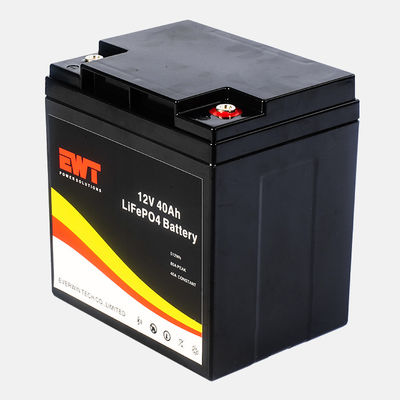 Beli 12V 40Ah LiFePO4 LFP Lithium Battery Pack 12.8V Lithium Iron Phosphate Battery untuk Sistem Penyimpanan Energi Surya pembuatan online