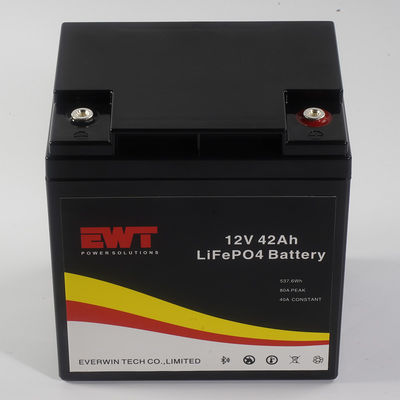 Beli Baterai Lithium Iron Phosphate ringan 4,5 kg 12V 42Ah untuk kebutuhan industri Anda pembuatan online