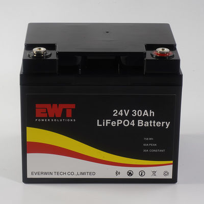 Beli Baterai Lithium Iron Phosphate Industri 24V dengan 30A Maksimum Listrik Pelepasan Kontinyu -20°C hingga 45°C dan Sertifikasi CE pembuatan online