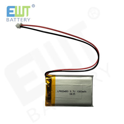 Beli Oem Odm Didukung Lithium Ion Polymer Baterai LP603450 3.7V 1000mAh pembuatan online