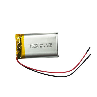 Beli LP703048 3.7V 1000mAh Lithium Polymer Baterai isi ulang online manufacture