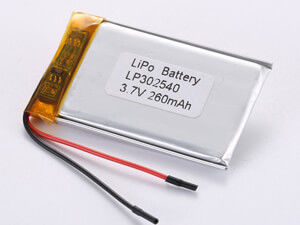 Beli LP302540 3.7V 260MAH Baterai Lithium Polymer Tipe Tingkat Tinggi Dampak Lingkungan Mengandung Bahan Toksik Jaminan 12 Bulan pembuatan online