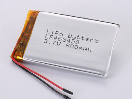 Beli LP463450 3.7V 800MAH Li-polymer Battery CE Certificates OEM ODM Supported Chemical Composition pembuatan online