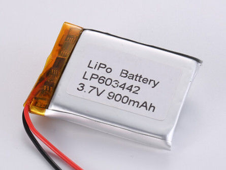 Beli LP603442 3.7V 900MAH baterai li-ion produsen Baterai Lithium Polymer dengan sirkuit terlindungi dan kelas A pembuatan online