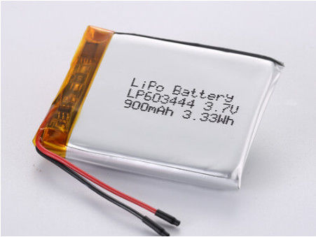 Beli LP603444 3.7V 900MAH baterai li-ion produsen Ukuran Koin Baterai Lithium Polymer Kelas A untuk Perangkat Isi pembuatan online