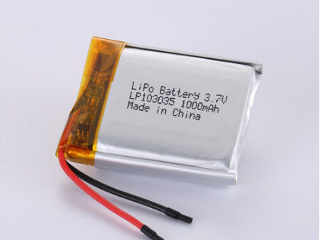 Beli LP103035 3.7V 1000mah produsen baterai Li-ion, Soft Pack Lithium Polymer Baterai Isi Ulang Perlindungan Overdischarge pembuatan online