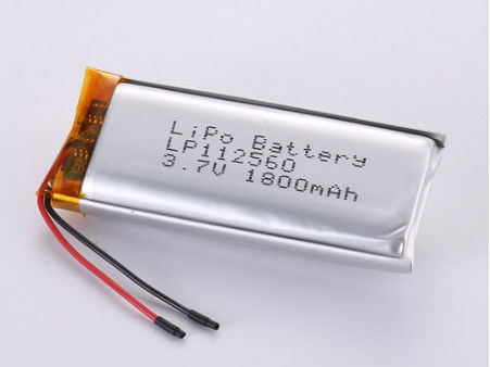 Beli LP112560 3.7V 1800MAH Baterai Li Ion Produsen dengan Perlindungan Overdischarge dan Pack Soft Pack pembuatan online