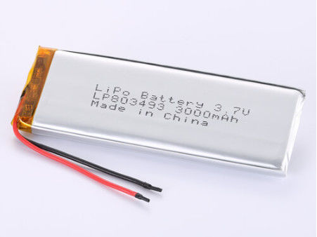 Beli LP803493 3.7V 3000MAH Baterai Li-ion Produsen JST/Tipe Konektor yang Disesuaikan untuk Kinerja Bertahan Lama pembuatan online
