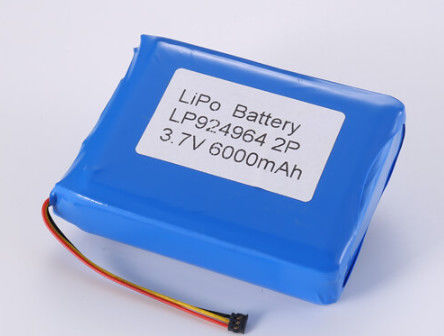 Beli 3.7V 6000MAH Li Ion Battery Manufacturers, OEM Dan ODM Lithium Polymer Battery 2-3 Jam Waktu Pengisian pembuatan online