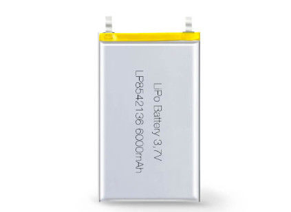 Beli LP8542136 3.7V 6000mAh Polymer Li-ion Rechargeable Cell untuk Aplikasi Tegangan 3.7V OEM dan ODM Didukung pembuatan online