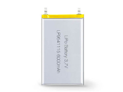 Beli Bahan Anode Lainnya 3.7V 6000MAH Lithium Polymer Rechargeable Battery dengan opsi yang dapat disesuaikan dan dukungan OEM/ODM pembuatan online