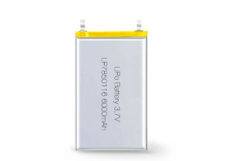 Beli Baterai Lithium Polymer OEM ODM yang didukung dengan bahan anode lainnya LP7850116 6000mAh 3.7V Li Ion Battery Manufacturers pembuatan online