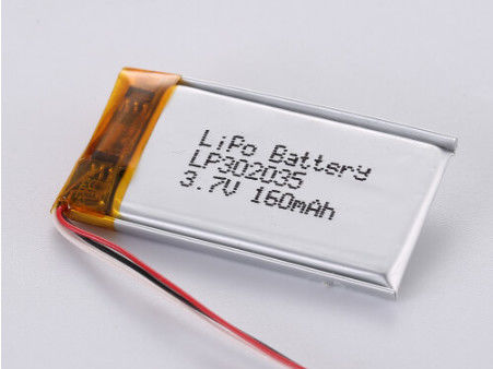Beli Paket LiPo Kapasitas Tinggi 3.7V dengan Perlindungan PCB dan Pasokan Listrik LP302035 3.7V 160MAH pembuatan online