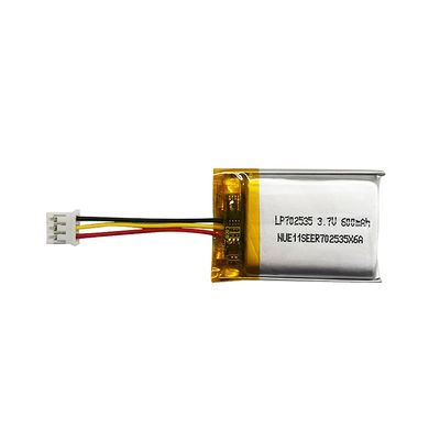 Lp702535 3.7v 600mah Lithium Polymer Lipo Battery Pack Bahan Anode
