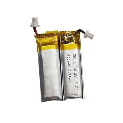 Baterai Lithium Polymer LP601235 3.7v 250mAh Baterai LiPo