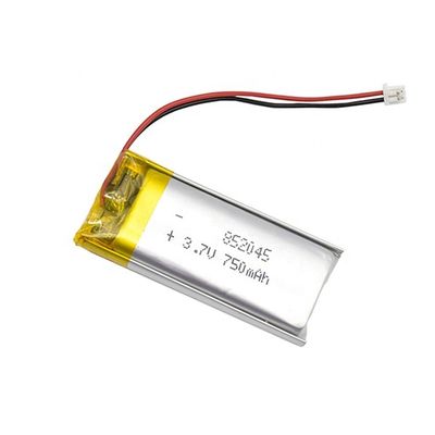 Daya 3.7v 750mah Baterai isi ulang Baterai LiPo kecil Polimer
