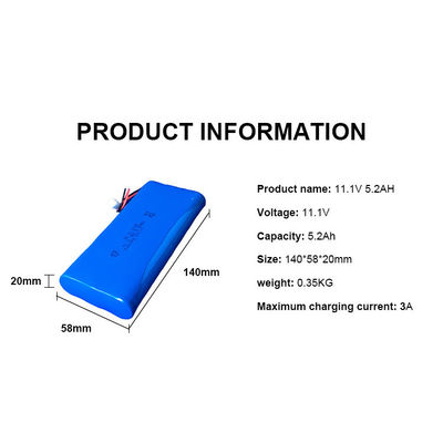 18650 Baterai Lithium Ion Paket Anode Material Keamanan