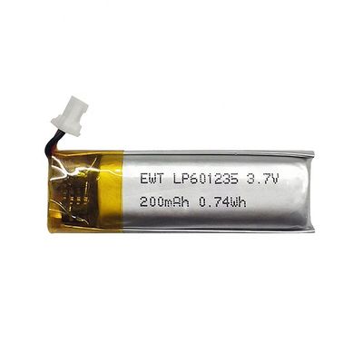601235 Baterai Lithium Polymer 300mAh 400mAh 3.7V 200mAh Baterai LiPo