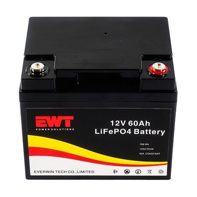 EWT Sistem Energi Cadangan LiFepo4 12v 60ah Baterai