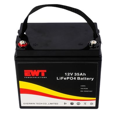 Baterai skuter 12V 35AH Baterai isi ulang dengan fungsi Bluetooth