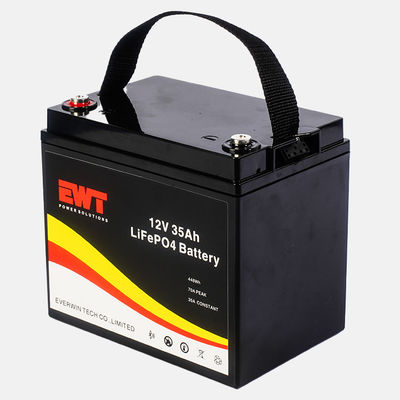 Sistem Energi Surya 12V 35Ah Lithium Iron Phosphate Battery 12.8V LiFePO4 LFP Lithium Battery Pack dengan BMS