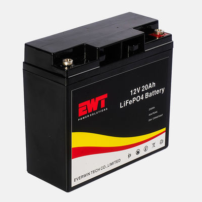 20Ah LiFePO4 12V Lithium Iron Phosphate Baterai Umur panjang Untuk Skuter