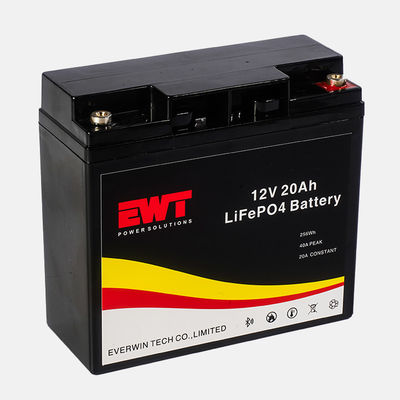 12.8V Lithium LFP LiFePO4 Baterai Paket 12V 20Ah Lithium Iron Phosphate Baterai