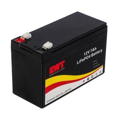Baterai lithium ion isi ulang LifePo4 Baterai Paket 12V 7AH Untuk Sistem Surya