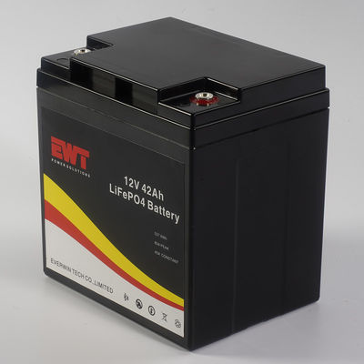 14.6V 12V 42Ah Lithium Iron Phosphate Battery Pack Dengan BMS Discharge Current yang disediakan