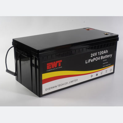Portable 24V 120Ah Baterai Isi ulang Dengan Terminal T8 Disesuaikan