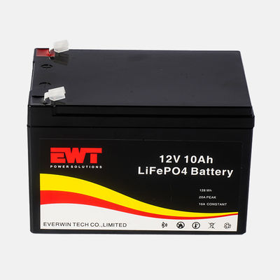 Kapasitas Tinggi HidupPo4 12,8V 10Ah Baterai Energi Paket 2000 Siklus Kerja tahan lama