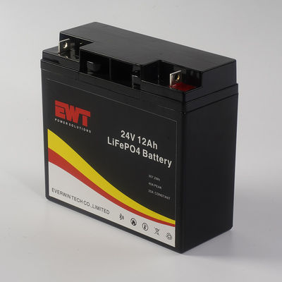 Lithium Ion Battery Pack Dengan BMS 24V 12AH Lifepo4 Battery Pack