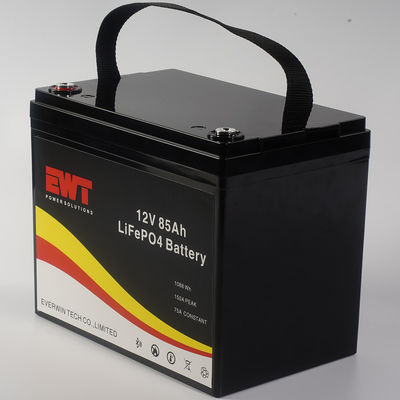 EWT Sistem Energi Cadangan LiFepo4 12v 85ah Baterai Paket
