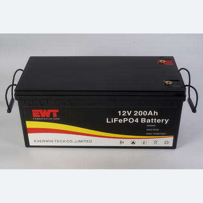 Baterai Lifepo4 12V 200Ah yang disesuaikan dengan tingkat pembuangan diri rendah dan sel IFR32700