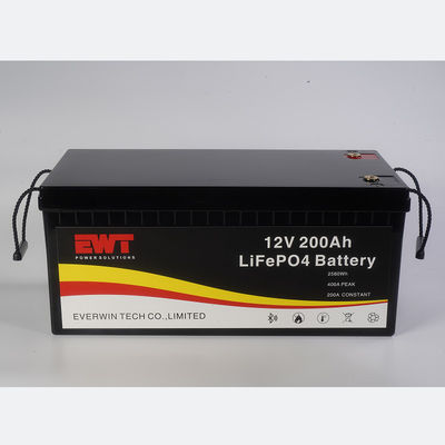 Paket Baterai Lithium Grosir 12V 200AH Kaleng Dengan Kontrol LCD
