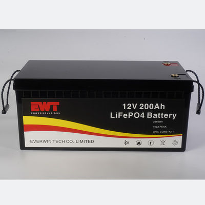 Remote Motor Battery Pack 12V 200AH Pemantauan Bluetooth Ponsel