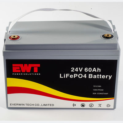 Lithium Iron Phosphate 25.6V 60AH Baterai Dengan Smart BMS EWT Pabrik Grosir Online