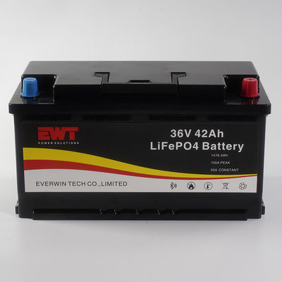 Solid Quality Case LFP 36V 42AH Li-FePo4 Battery Pack Supply Untuk Peralatan Perahu Listrik