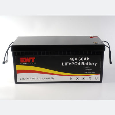 Lifepo4 Baterai Paket IFR26650 4S 48V 60AH Untuk Listrik Darurat Luar Ruang
