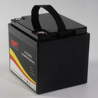 IFR26650 3.2V 3.6Ah 12V Lithium Iron Phosphate Battery untuk Golf Carts Storage Hitam
