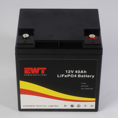 Baterai Lifepo4 12V 40AH dengan perlindungan debu dan air