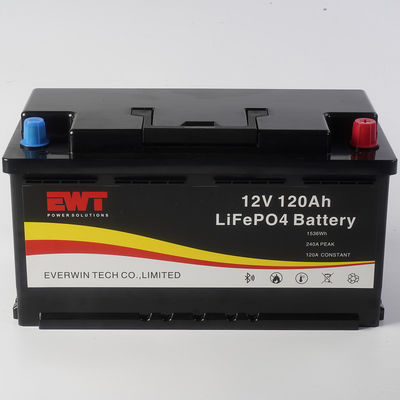 12V 120ah Baterai Lithium Ion LiFePO4 Listrik Untuk Truk Angkat Listrik