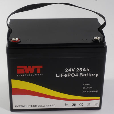 Baterai Lithium Iron Phosphate 400Wh 24V Cocok untuk lingkungan -20°C hingga 45°C