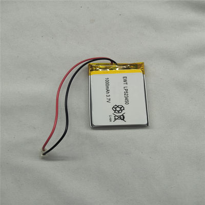 Paket LiPo Kapasitas Tinggi Dengan PCM LP523450 3.7V 1000mAh Kinerja yang Stabil dan Aman