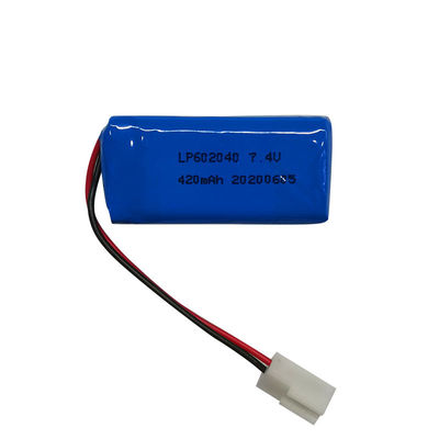 Jenis Konektor yang disesuaikan Lithium Polymer Battery 1A Max Charging Current Temperature Range -20C -60C